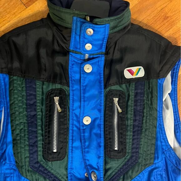 Phenix Sports Vintage Winter Ski Vest Men’s Sz XS // Women’s Small Blue - Picture 14 of 14